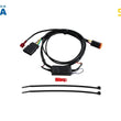 Load image into Gallery viewer, Diode Dynamics Stage Series C1R/C2R 4-pin Single-Output Trailer Wiring Harness - Back View