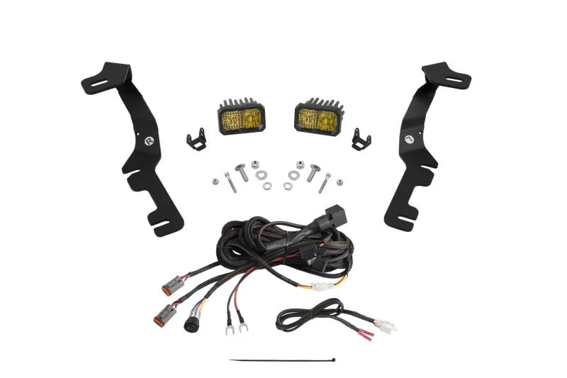 Diode Dynamics Stage Series Ditch Light Kit for 2019-Present Ram C2 - Sport Yellow Combo - Main Product View