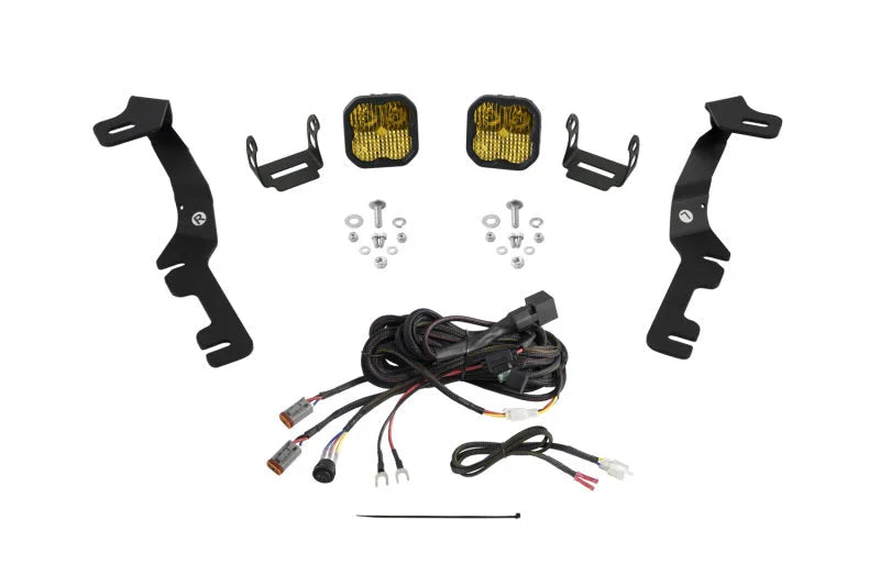 Diode Dynamics Stage Series Ditch Light Kit for 2019-Present Ram SS3 - Sport Yellow Combo - Main Product View