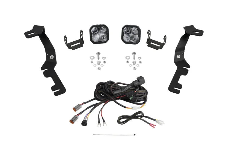 Diode Dynamics Stage Series Ditch Light Kit for 2019-Present Ram SS3 Sport - White Combo - Main Product View