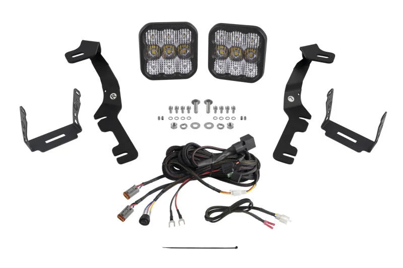 Diode Dynamics Stage Series Ditch Light Kit for 2019-Present Ram SS5 - Pro White Combo - Main Product View