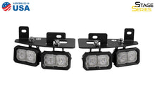 Load image into Gallery viewer, Diode Dynamics Stage Series Fog Pocket Mounting Brackets for 2019-Present Ram - Back View