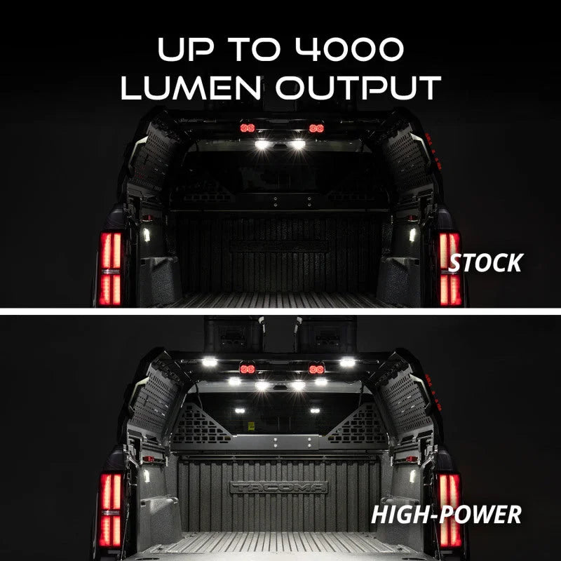 Diode Dynamics Stage Series LED Bed Light Kit for Kuat IBEX Bed Rack - Side View