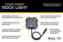 Load image into Gallery viewer, Diode Dynamics Stage Series RGBW LED Rock Light (Add-on 2-pack) - Back View
