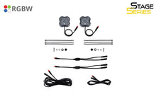 Load image into Gallery viewer, Diode Dynamics Stage Series RGBW LED Rock Light (Add-on 2-pack) - Installation View