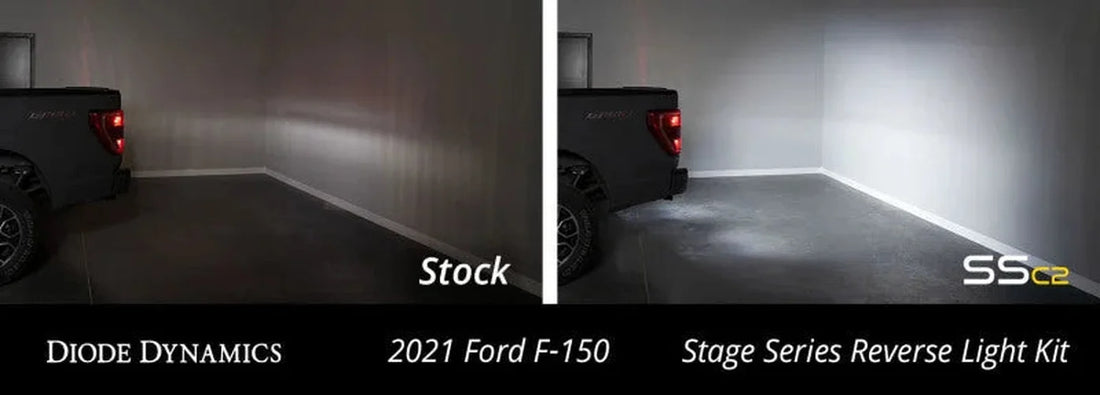 Diode Dynamics 21-22 Ford F-150 Stage Series Reverse Light Kit C1 Pro - Back View