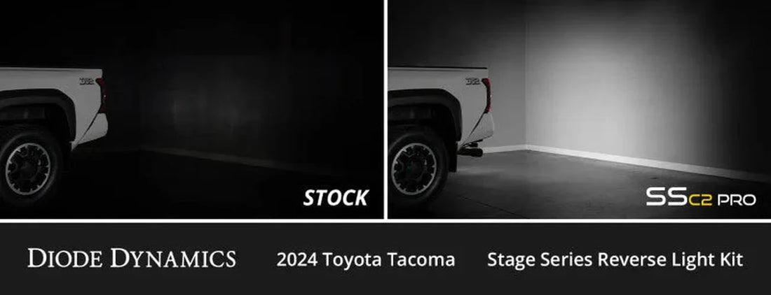 Diode Dynamics 2024+ Toyota Tacoma Stage Series Reverse Light Kit - C1R - Back View
