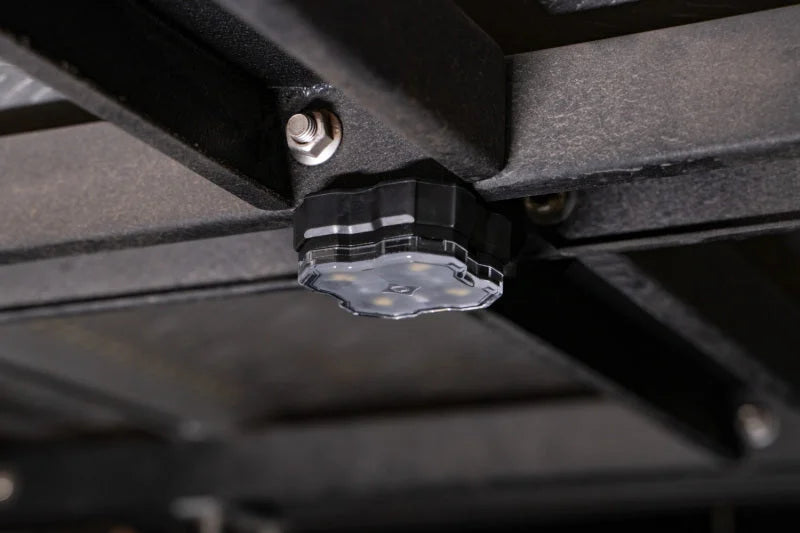 Diode Dynamics Stage Series Rock Light Magnet Mount Adapter Kit (one) - Installation View