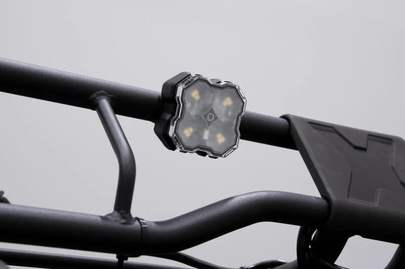 Diode Dynamics Stage Series Rock Light Tube Mount Adapter Kit (one) - Installation View
