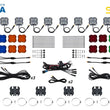 Load image into Gallery viewer, Diode Dynamics Stage Series SXS Rock Light Installer Kit - RGBW M8 (8-pack) - Additional View 5