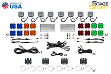 Load image into Gallery viewer, Diode Dynamics Stage Series SXS Rock Light Installer Kit - RGBW M8 (8-pack) - Additional View 5