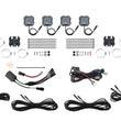 Load image into Gallery viewer, Diode Dynamics Stage Series SXS Rock Light Installer Kit - RGBW M8 w/Controller (4-pack) - Main Product View