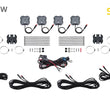 Load image into Gallery viewer, Diode Dynamics Stage Series SXS Rock Light Installer Kit - RGBW M8 w/Controller (4-pack) - Additional View 8