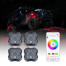 Load image into Gallery viewer, Diode Dynamics Stage Series SXS Rock Light Installer Kit - RGBW M8 w/Controller (4-pack) - Additional View 9