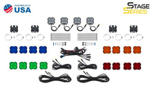 Load image into Gallery viewer, Diode Dynamics Stage Series SXS Rock Light Installer Kit - RGBW M8 w/Controller (4-pack) - Additional View 14