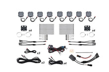 Load image into Gallery viewer, Diode Dynamics Stage Series SXS Rock Light Installer Kit - RGBW M8 w/Controller (8-pack) - Main Product View