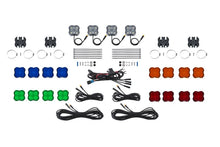 Load image into Gallery viewer, Diode Dynamics Stage Series SXS Rock Light Installer Kit - White Diffused M8 (4-pack) - Main Product View