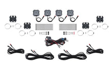 Load image into Gallery viewer, Diode Dynamics Stage Series SXS Rock Light Installer Kit RGBW M8 (4-pack) - Main Product View