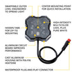 Load image into Gallery viewer, Diode Dynamics Stage Series SXS Rock Light Installer Kit RGBW M8 (4-pack) - Installation View