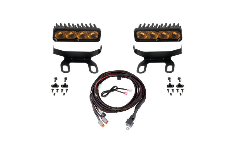 Diode Dynamics Standard SS6 Pro LED Kit Yellow Driving 3000K fits 2013-2018 Ram 1500 - Main Product View