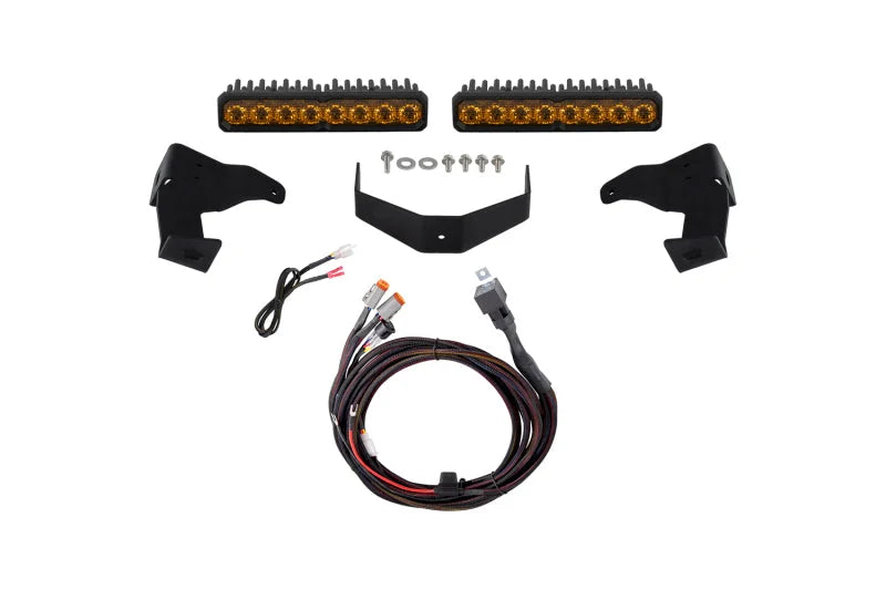 Diode Dynamics Stealth Lightbar SS10 Sport Yellow Combo 3000K fits 2024-2026 Toyota Tacoma / 2024-2026 Toyota Tacoma LIMITED
