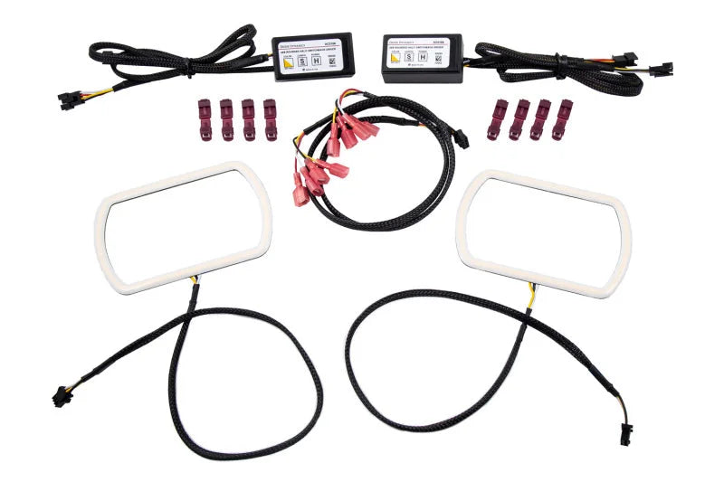 Diode Dynamics Switchback Rounded Rectangle Halos - Main Product View