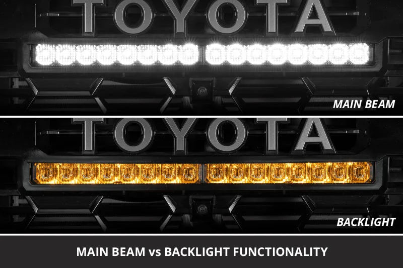 Diode Dynamics TRD Grille Lightbar SS20 Sport White Combo 6000K fits 2024-2026 Toyota Tacoma LIMITED - Additional View 5