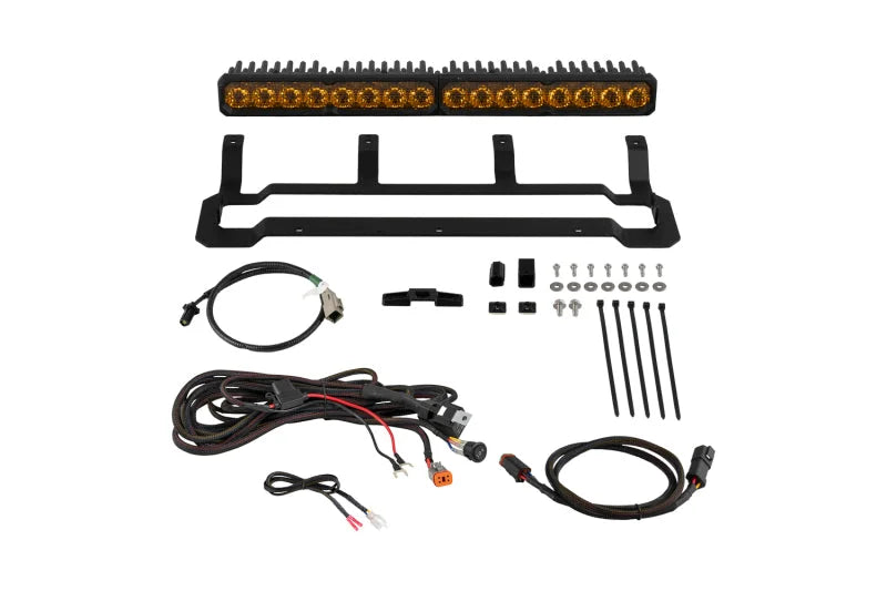 Diode Dynamics TRD Pro Grille SS20 Sport Yellow Combo fits 2025-2026 Toyota 4RUNNER LIMITED - Main Product View