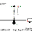Load image into Gallery viewer, Diode Dynamics Ultra Heavy Duty Single Output 4-Pin Wiring Harness - Back View