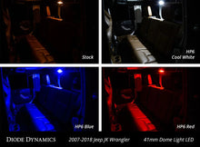 Load image into Gallery viewer, Diode Dynamics Wrangler JK 4dr Interior Kit Stage 1 - Cool - White - Back View