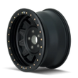 Load image into Gallery viewer, Dirty Life 9302 Roadkill 17x9/8x170 BP/-14mm Offset/130.8mm Hub Matte Black Wheel - Beadlock - Back View
