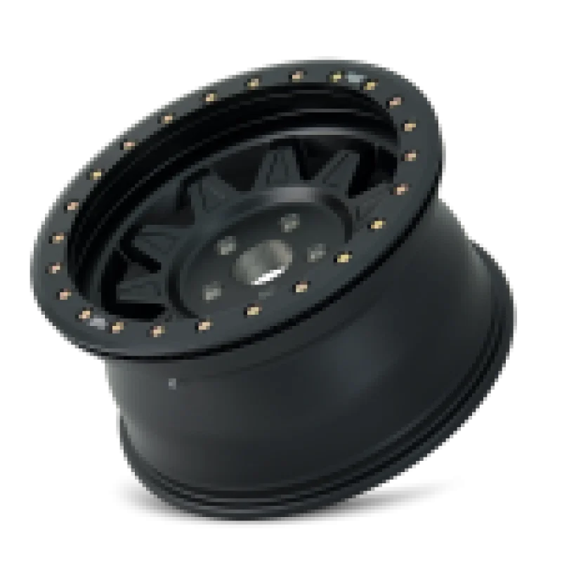 Dirty Life 9302 Roadkill 17x9/8x170 BP/-14mm Offset/130.8mm Hub Matte Black Wheel - Beadlock - Installation View