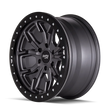 Load image into Gallery viewer, Dirty Life 9303 DT-1 17x9/6x139.7 BP/-12mm Offset/106mm Hub Matte Gunmetal Wheel - Beadlock - Detail View