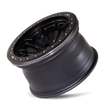 Load image into Gallery viewer, Dirty Life 9303 DT-1 17x9/8x165.1 BP/-12mm Offset/130.8mm Hub Matte Black Wheel - Beadlock - Back View