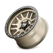Load image into Gallery viewer, Dirty Life 9309 Canyon Pro 17x9/5x127 BP/-12mm Offset/71.5mm Hub Satin Gold Wheel - Beadlock - Detail View