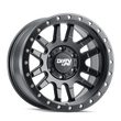 Load image into Gallery viewer, Dirty Life 9309 Canyon Pro 17x9/6x139.7 BP/-12mm Offset/106mm Hub Matte Black Wheel - Beadlock - Side View