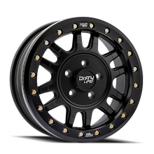 Load image into Gallery viewer, Dirty Life 9309R Canyon Pro 15x7 Blank 13mm Offset/106.25mm Hub Matte Black - Beadlock