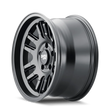 Load image into Gallery viewer, Dirty Life 9310 Canyon 17x9 / 5x127 BP / -12mm Offset / 71.5mm Hub Matte Black Wheel - Side View