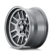 Load image into Gallery viewer, Dirty Life 9310 Canyon 17x9 / 5x127 BP / -12mm Offset / 71.5mm Hub Satin Graphite Wheel - Side View