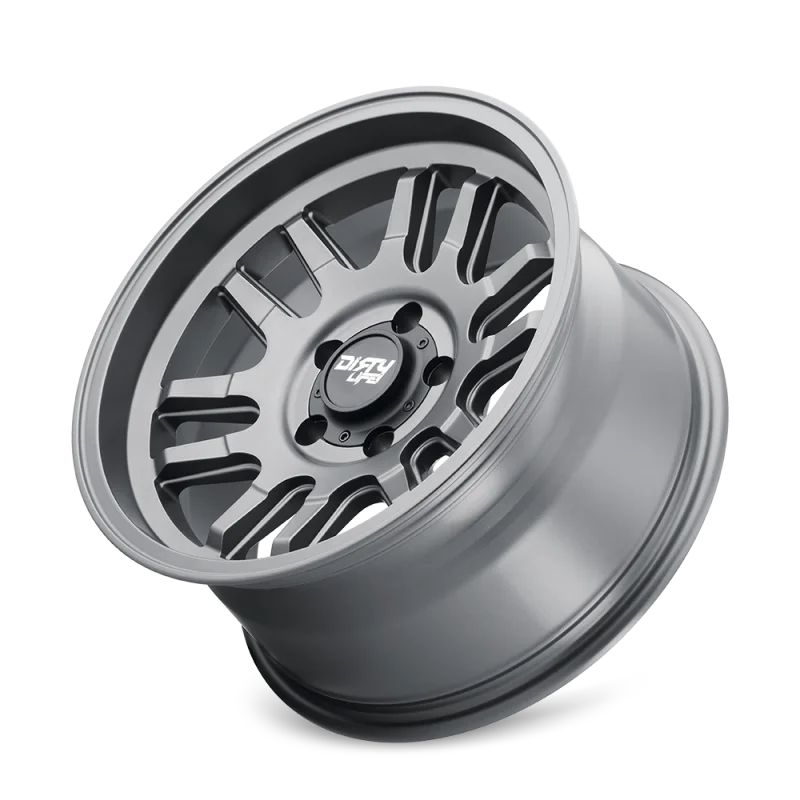 Dirty Life 9310 Canyon 17x9 / 6x135 BP / 0mm Offset / 87.1mm Hub Satin Graphite Wheel - Main Product View