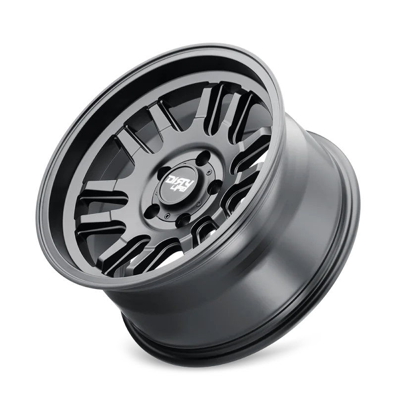 Dirty Life 9310 Canyon 17x9 / 6x139.7 BP / -12mm Offset / 106mm Hub Matte Black Wheel - Detail View
