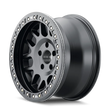 Load image into Gallery viewer, Dirty Life 9312 Mesa Race 17x9 / 8x165.1 BP / -12mm Offset / 130.8mm Hub Matte Black Wheel - Side View