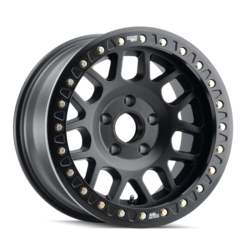 Dirty Life 9312 Mesa Race 17x9 / 8x165.1 BP / -12mm Offset / 130.8mm Hub Matte Black Wheel - Detail View
