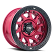 Load image into Gallery viewer, Dirty Life 9313 Enigma Race 17x9 / 5x127 BP / -12mm Offset / 78.1mm Hub Crimson Candy Red Wheel - Side View