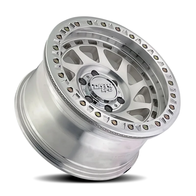 Dirty Life 9313 Enigma Race 17x9 / 5x127 BP / -38mm Offset / 78.1mm Hub Machined Wheel - Detail View