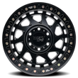 Load image into Gallery viewer, Dirty Life 9313 Enigma Race 17x9 / 6x139.7 BP / -38mm Offset / 106mm Hub Matte Black Wheel - Side View