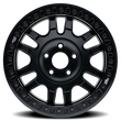 Load image into Gallery viewer, Dirty Life 9314 Canyon Race 17x9 / 8x165.1 BP / -12mm Offset / 130.8mm Hub Matte Black Wheel - Side View