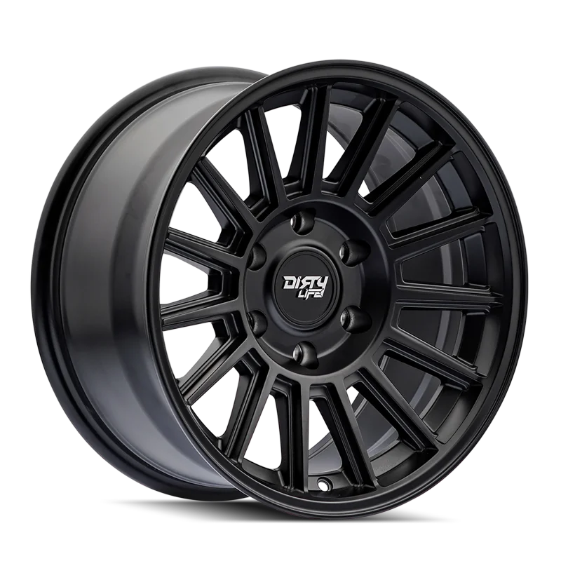 Dirty Life Journey 9316 17x8.5 / 6-135 BP / 0mm Offset / 87.1mm Hub Matte Black Wheel