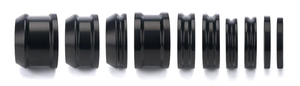 Diversified Machine Alum Spacer Kit Black SRC-2590B
