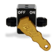 Load image into Gallery viewer, Diversified Machine Aluminum Fuel Shut-Off Valve - Gold Handle FRC-1000